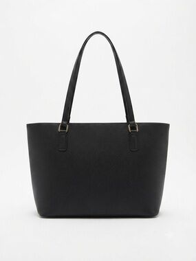 ANKO Saffiano Faux Leather Tote Bag Classic Everyday Work Shoulder Office Chic